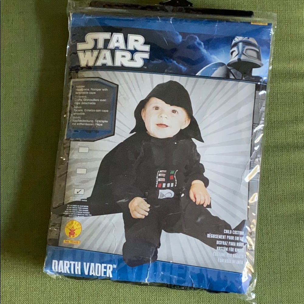 Darth Vader toddler costume size 2-4